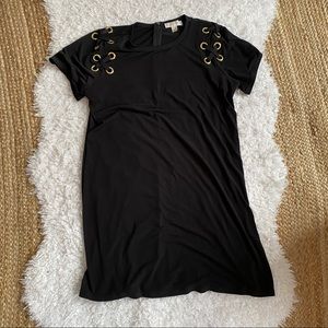 MICHAEL KORS Black Sheath Dress 1X